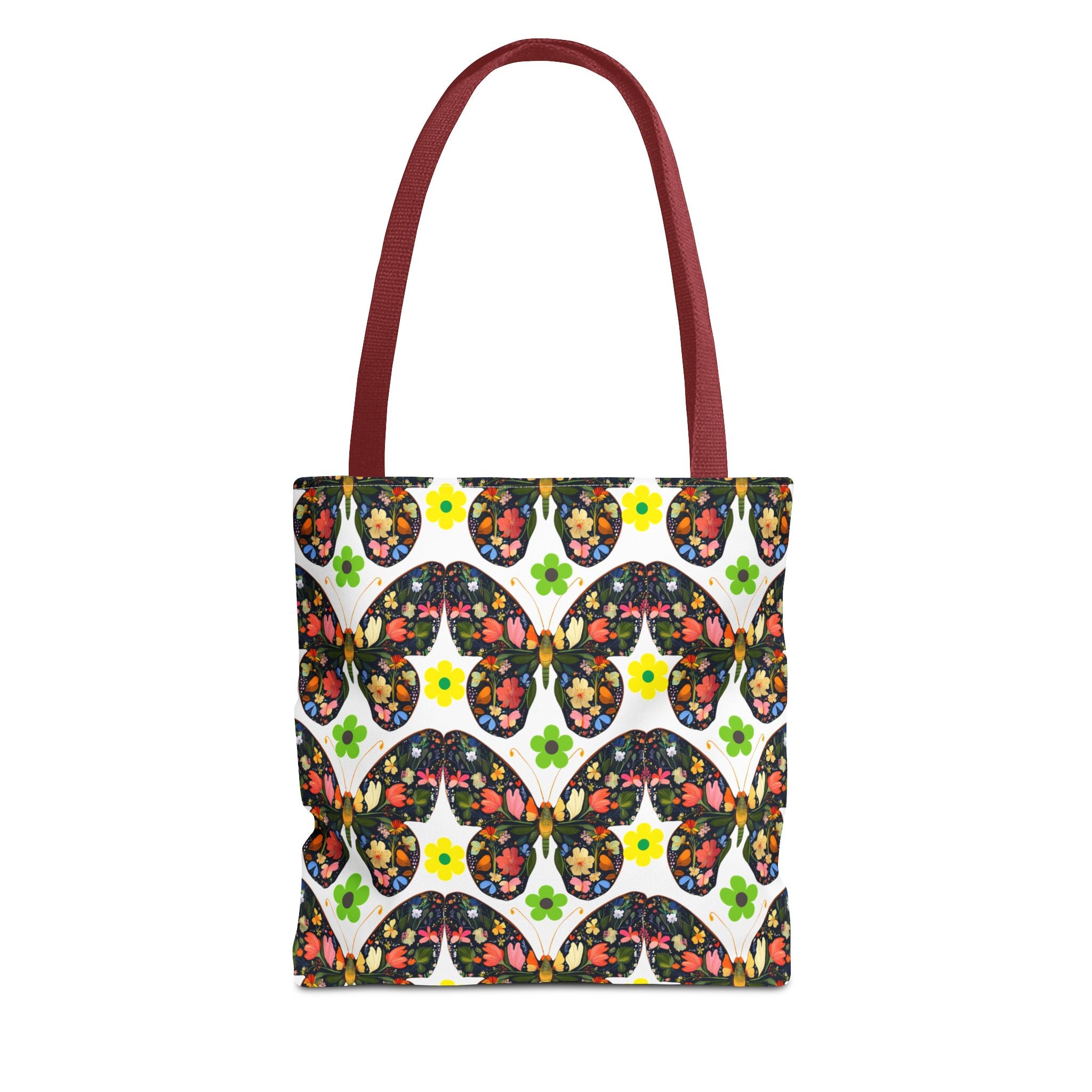 Floral Butterfly Tote Bag - Perfect for Spring Outings and Everyday Use