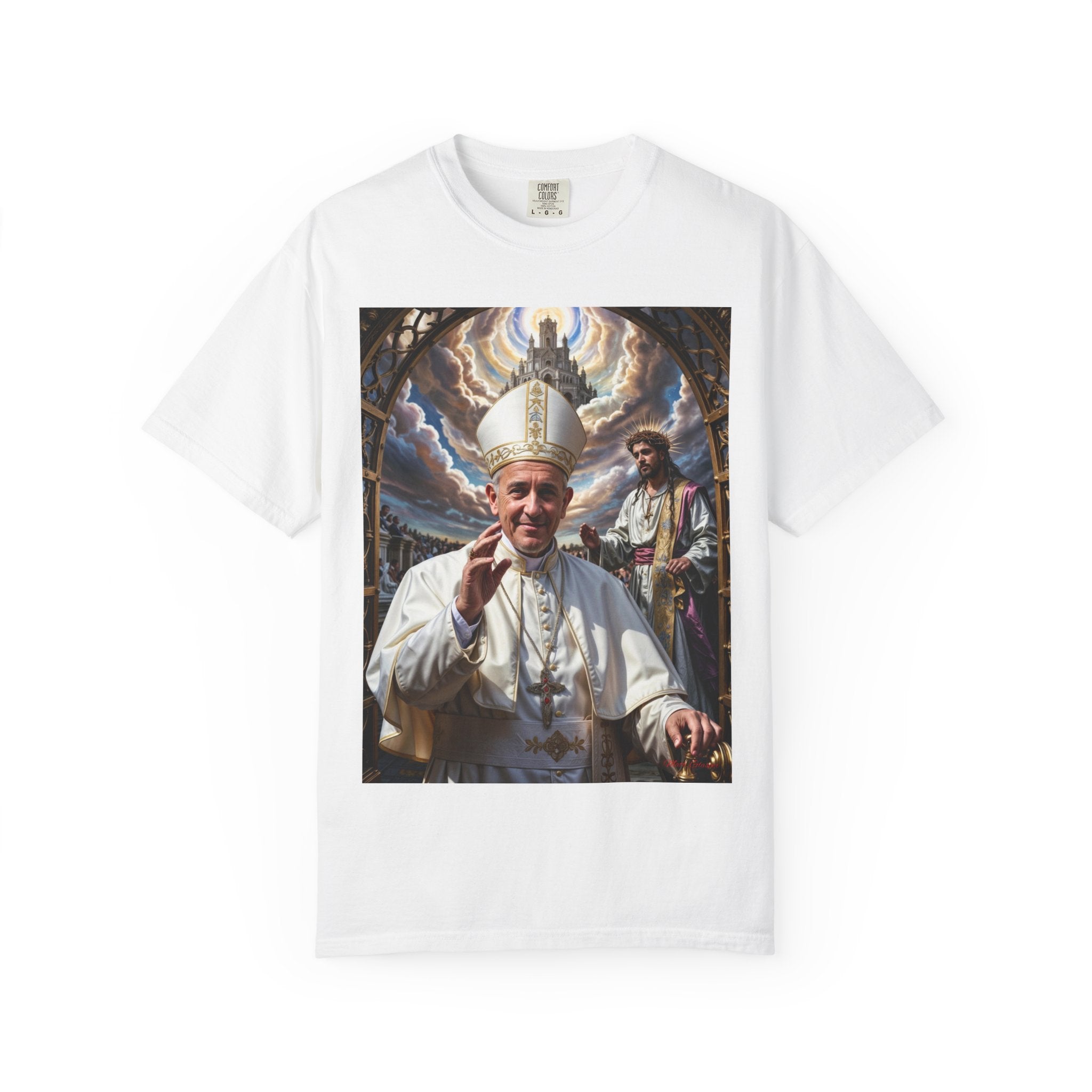 Religious Inspirational Pope Unisex T-Shirt - Angel Body