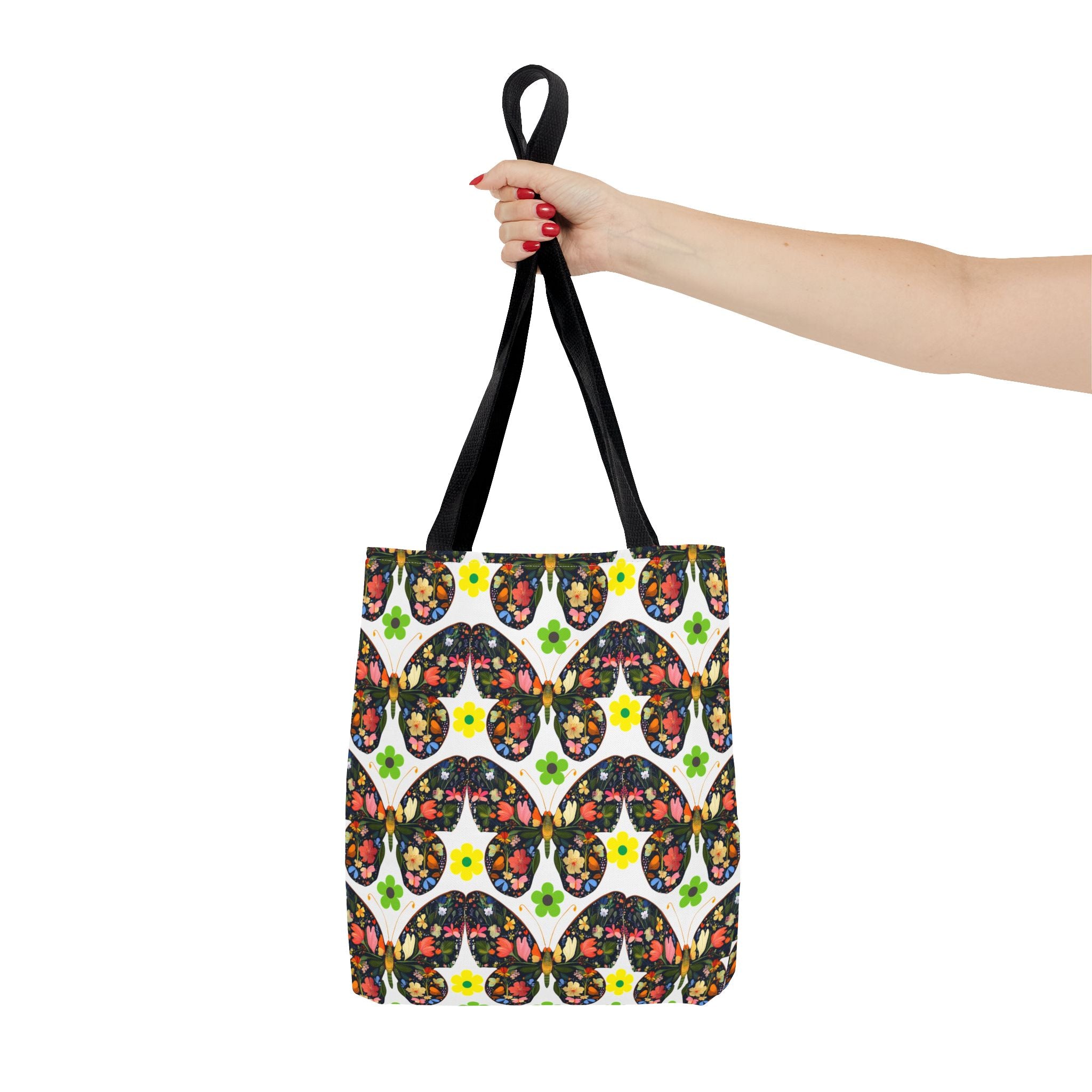 Floral Butterfly Tote Bag - Perfect for Spring Outings and Everyday Use