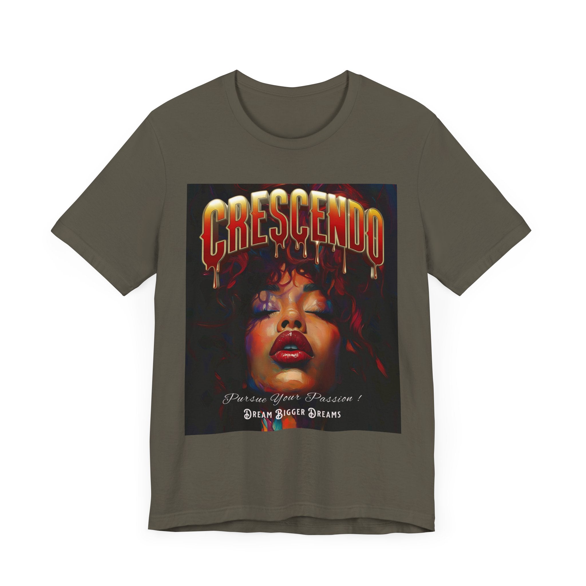 Crescendo Unisex Tee Word play message That means take your life to the highest hight's