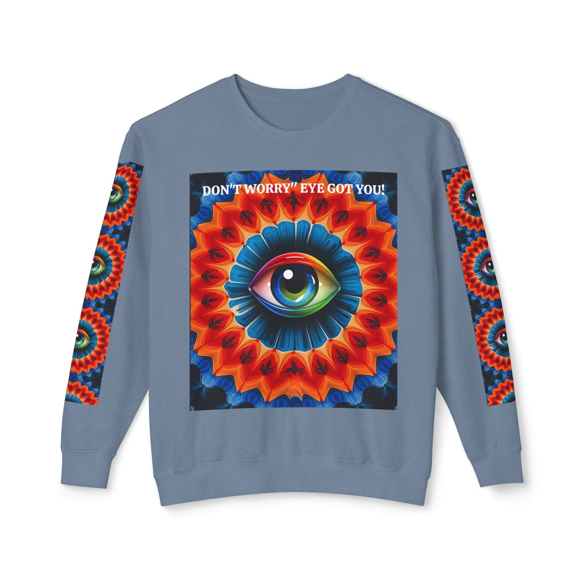 Crewneck Sweatshirt - Creative Eye Mandala Design