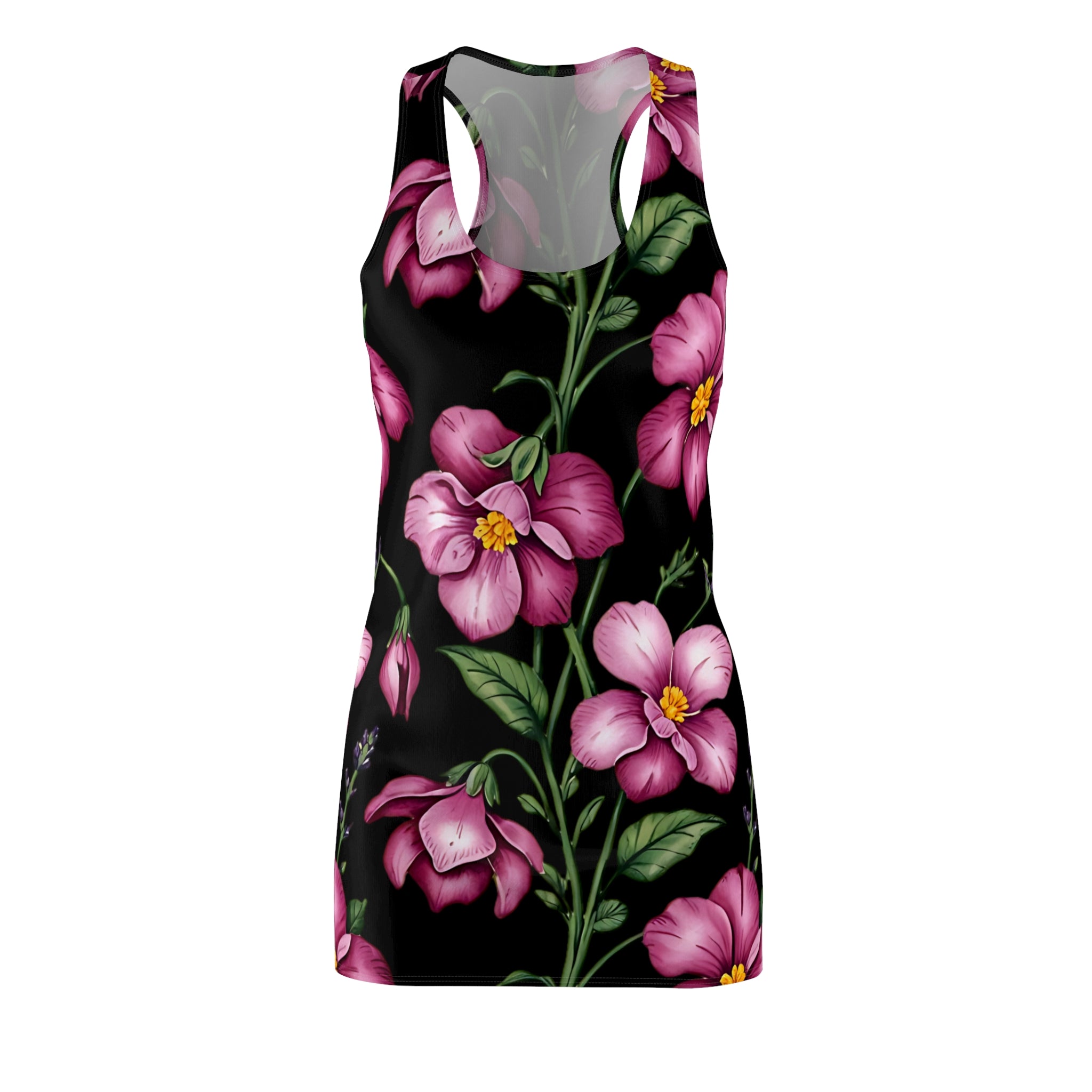 Floral Print Racerback Dress - Perfect for Spring & Summer Celebrations - Angel Body