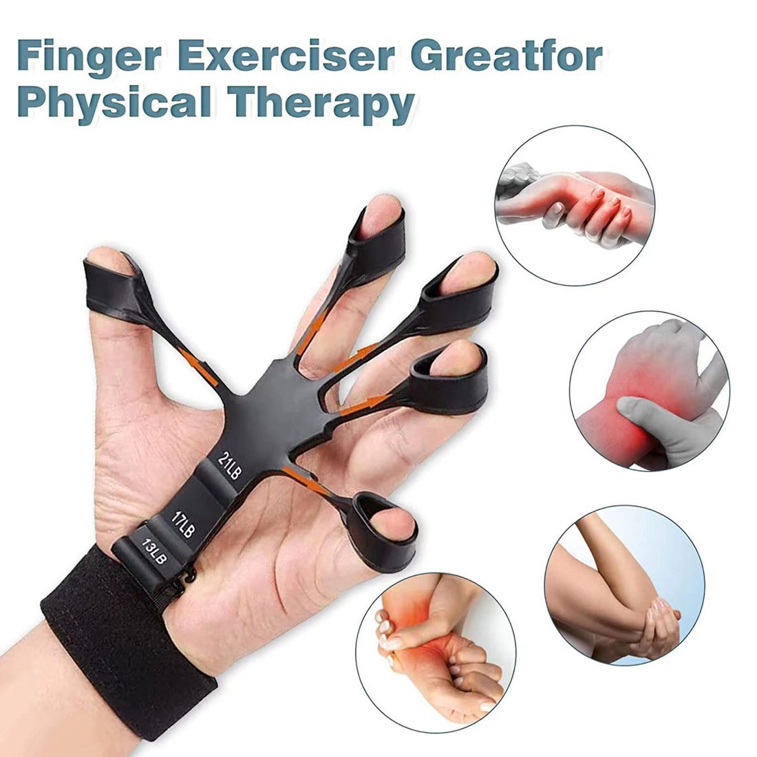 Silicone Grip Device Stretcher Finger Gripper